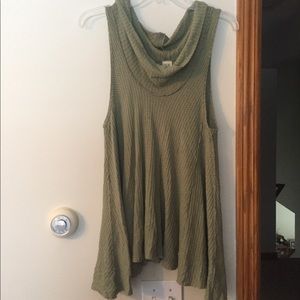 Free people olive green tank